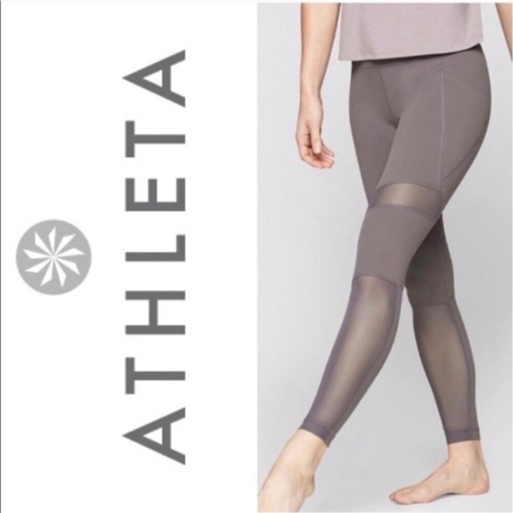 Athleta Meshblock‎ Stash Pocket Salutation XS